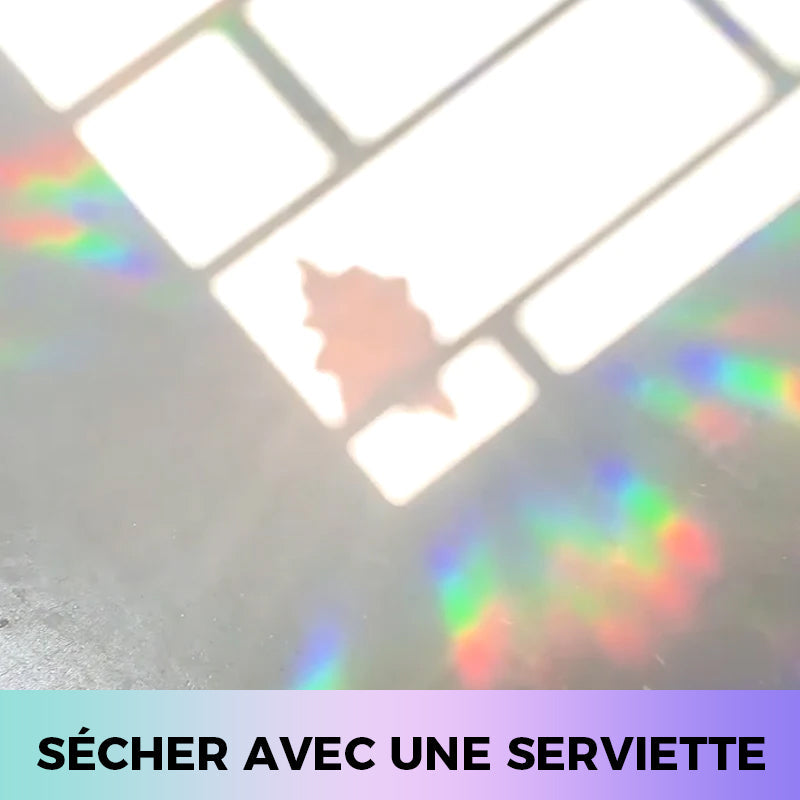 PVC animal coloré autocollant anti-collision pour vitres(6 pcs)