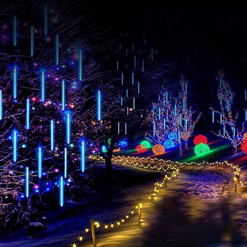 Lumières LED chute de neige