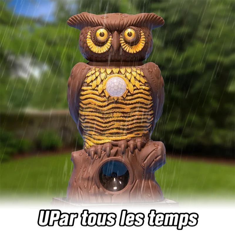 Répulsif Antiparasitaire par Ultrasons en Forme de Hibou (3 pièces)