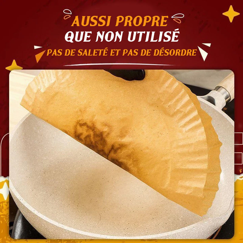 Doublure en papier jetable pour friteuse à air (50 PCS)