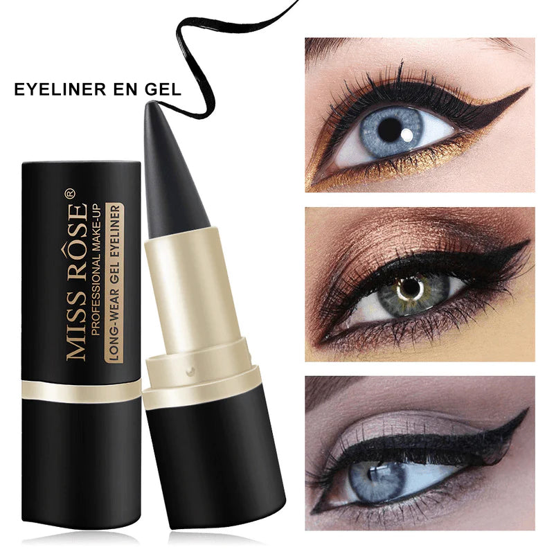 Eyeliner solide imperméable à une tête