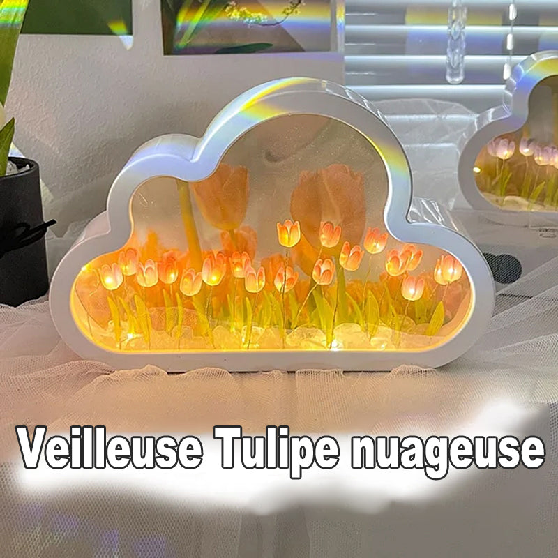 Kit de Bricolage pour Miroir et Veilleuse de Tulipe