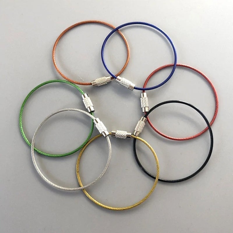 Serrure de fil d'acier de couleur créative