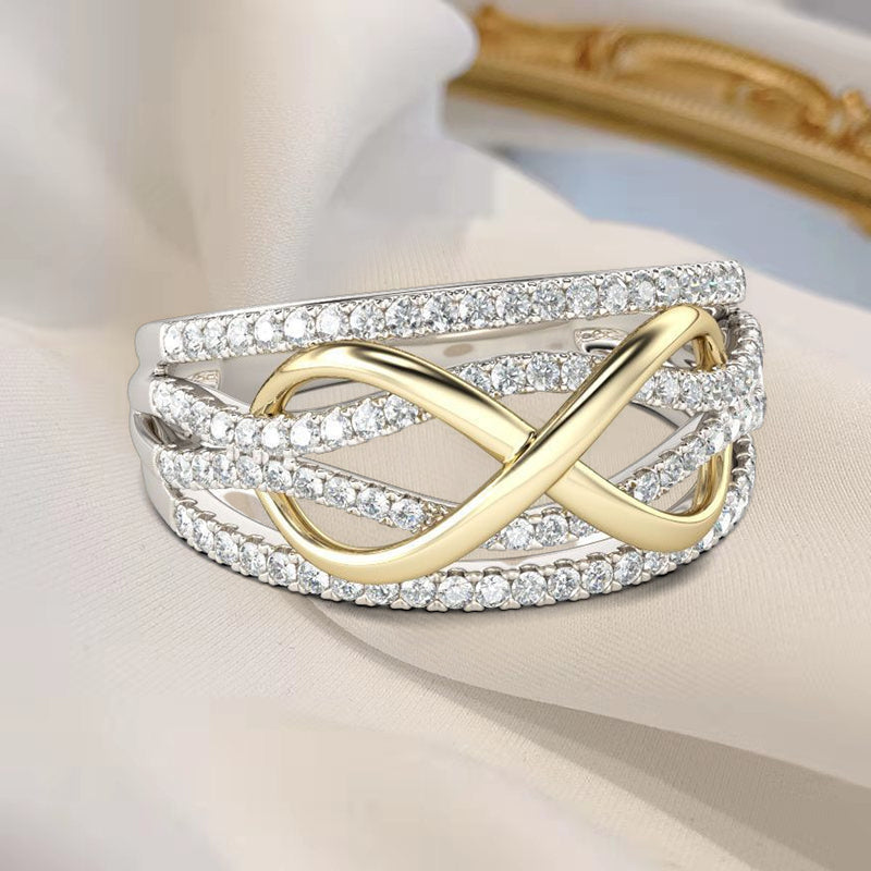 Bague mère et fille pour toujours liées ensemble