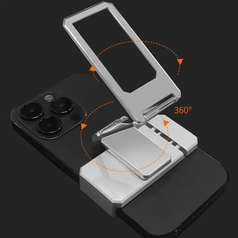 Support de téléphone pliable à clip arrière