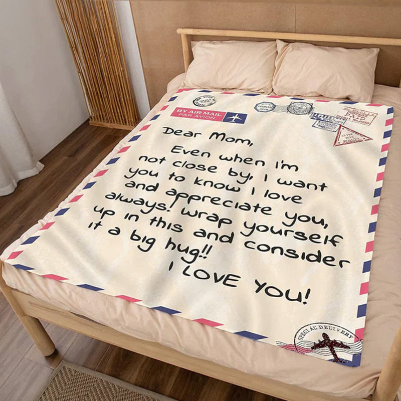 Couverture de lettre personnalisée maman/papa