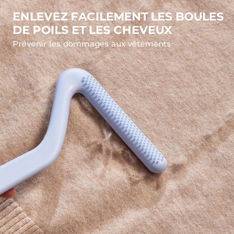 Brosse d'épilation électrostatique à double extrémité