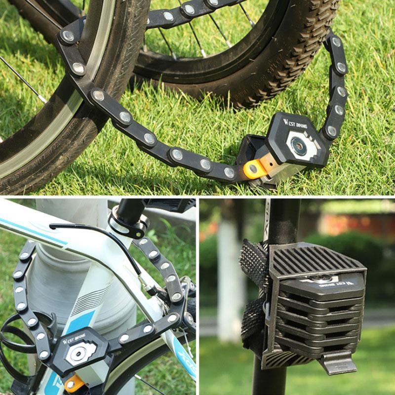 Antivol de vélo pliable à sécurité renforcée