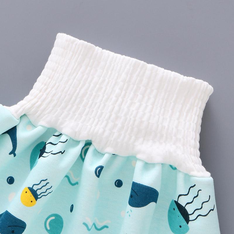 2 en 1 Confortable Jupe à Couches pour Enfants Imperméable et Absorbant