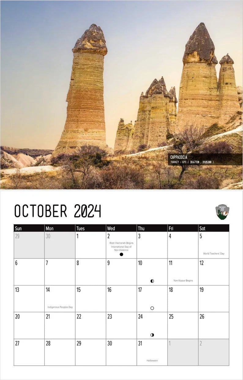 Calendrier 2024 Funny Nature