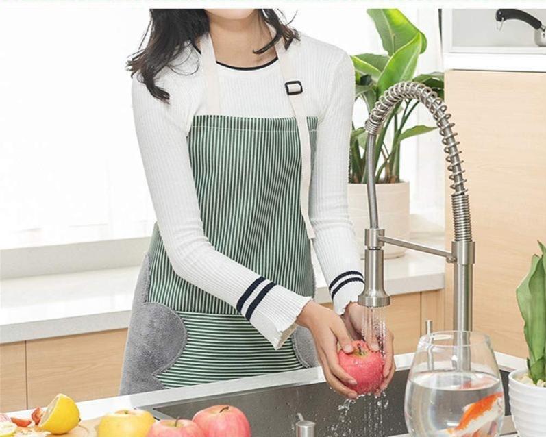 Tablier de Cuisine Ajustable Imperméable et Résistant à L'huile