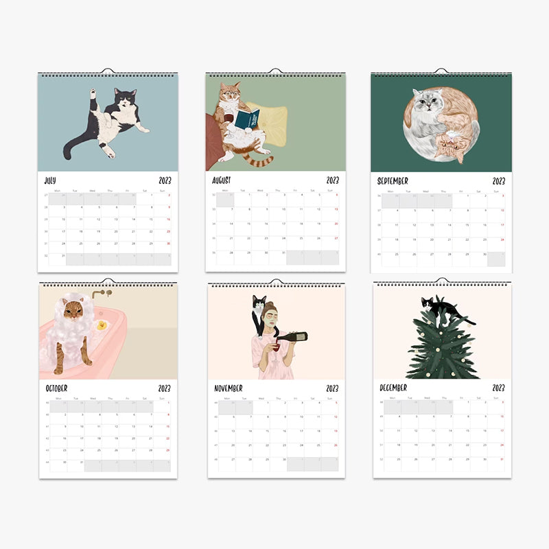 Kattenwandkalender 2024