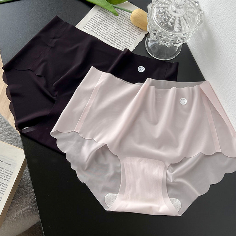 Culotte sans trace en soie glacée pour femmes