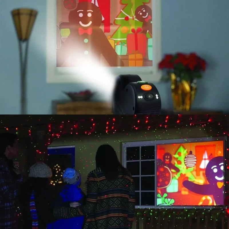 Projection holographique d'Halloween