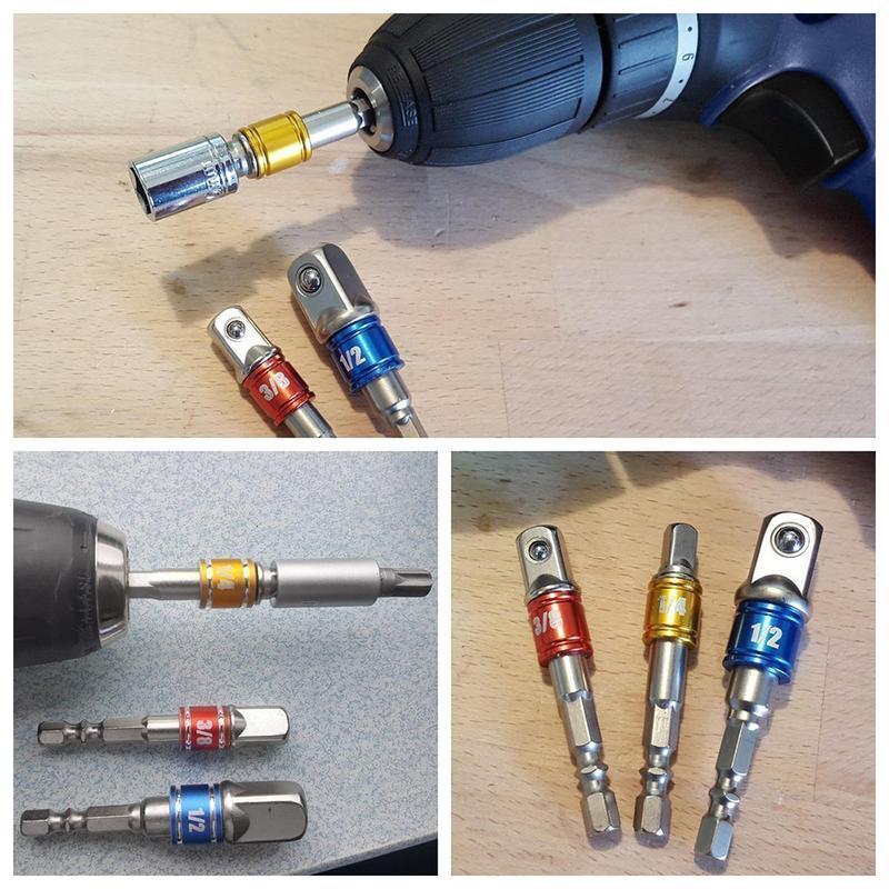 DOMOM  Perceuse à Percussion En Métal Drill Power Bits - ciaovie
