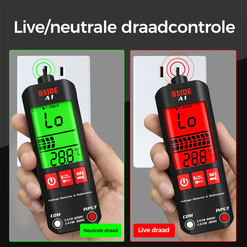 A1 Volautomatische Intelligente Digitale Multimeter Tegen Brandwonden