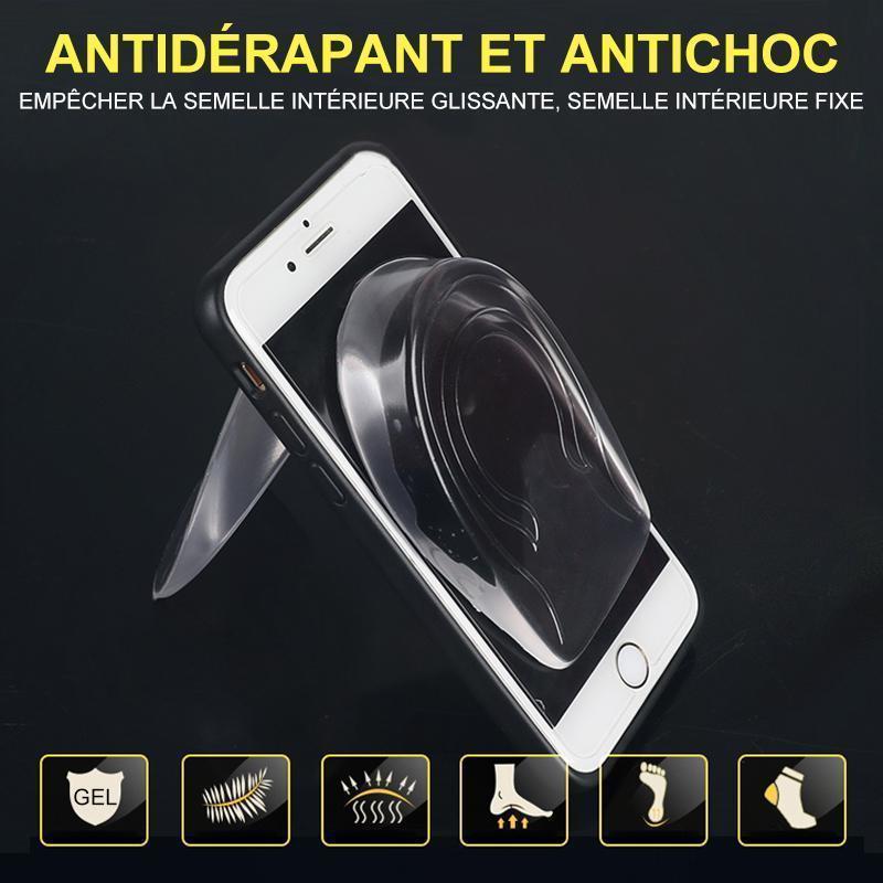 Semelle Intérieure en Silicone de Rehaussement