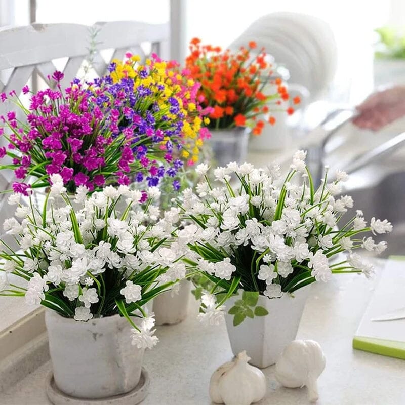 Fleurs artificielles d'extérieur