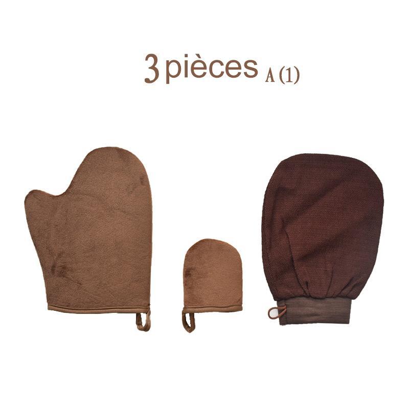 Ensemble de Gants de Bain de Gommage Exfoliants (3 pièces / 4 pièces)