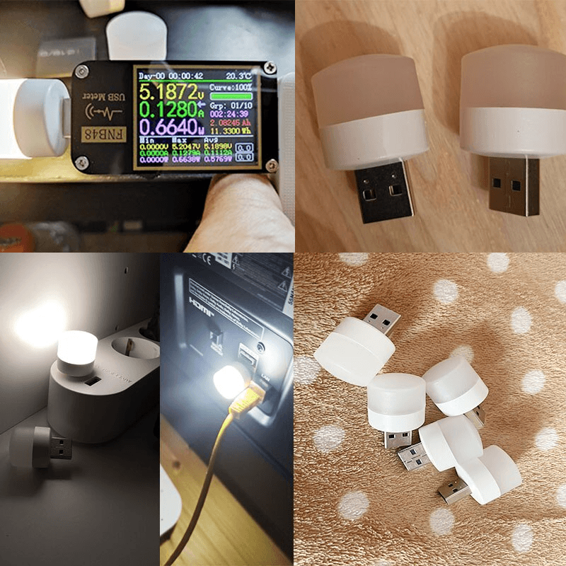 Protection des yeux LED USB Petite veilleuse