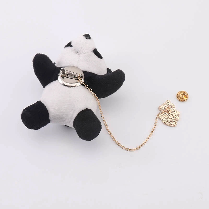 Broches en chaîne en peluche