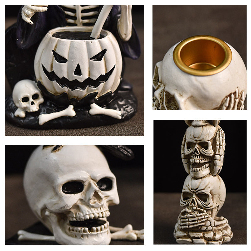 Décoration de personnage de squelette pour Halloween