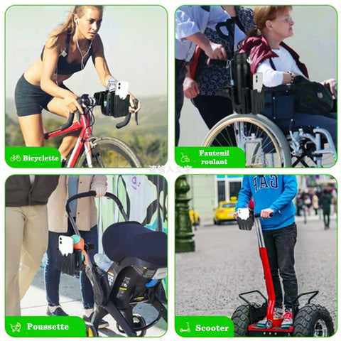 Porte-gobelets universel 2 en 1 pour téléphone
