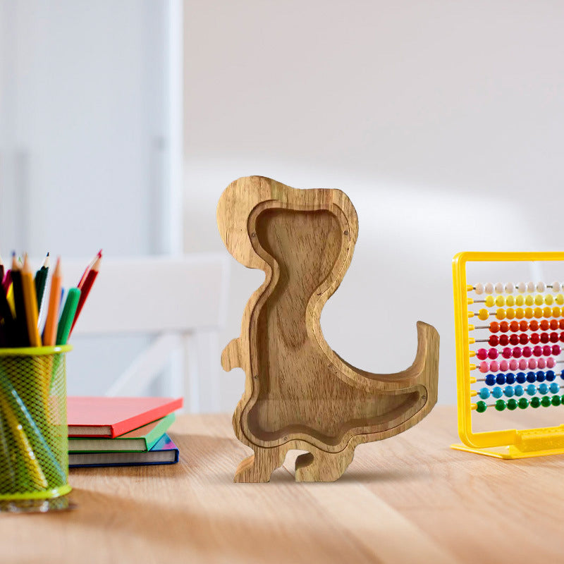 Tirelire Animal en Bois
