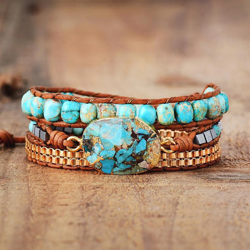 Bracelet enveloppant de guérison