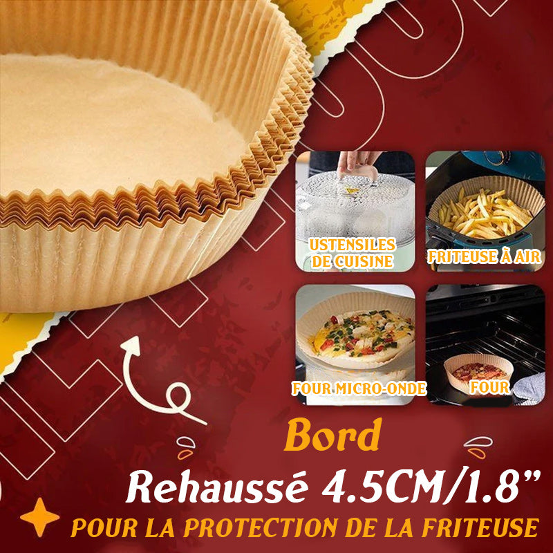 Doublure en papier jetable pour friteuse à air (50 PCS)
