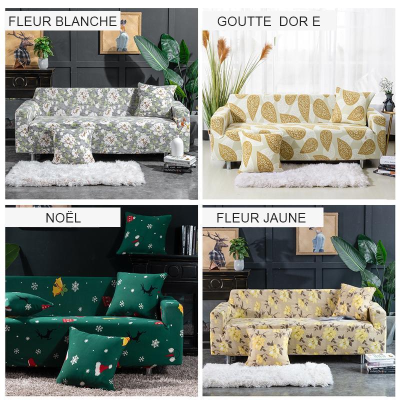 Housse de Canapé Universelle Elastique, 16 Styles