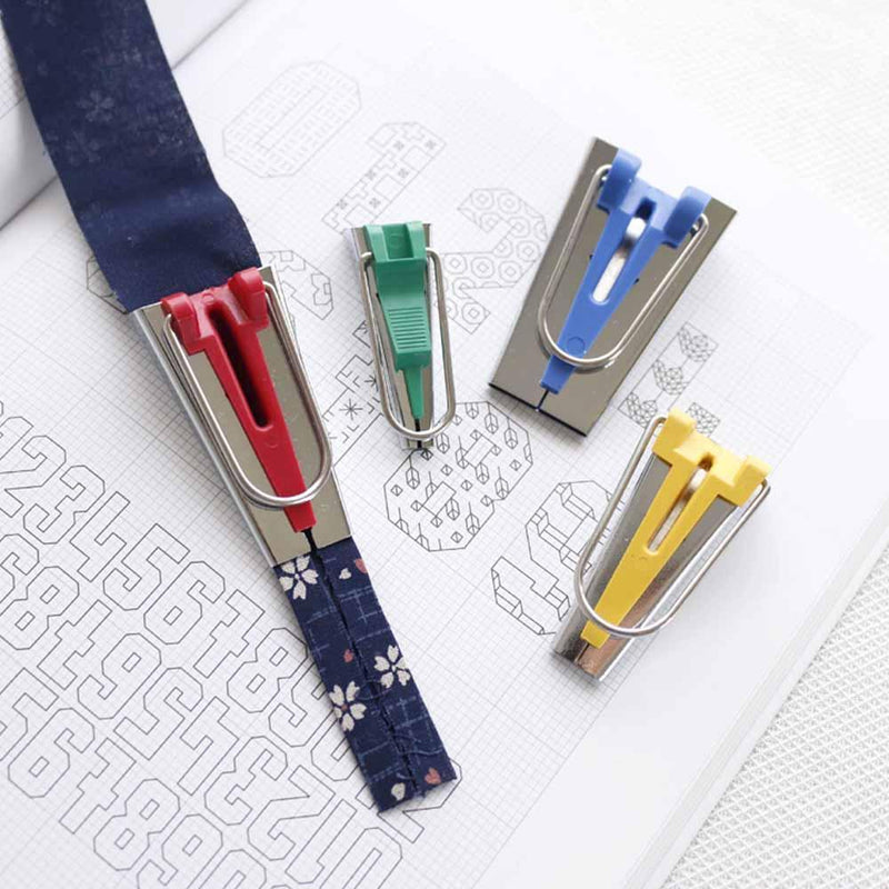Kit de Outils de Tissu Biais Fabricant Ruban pour Décoratif Bricolage 5 Pièces