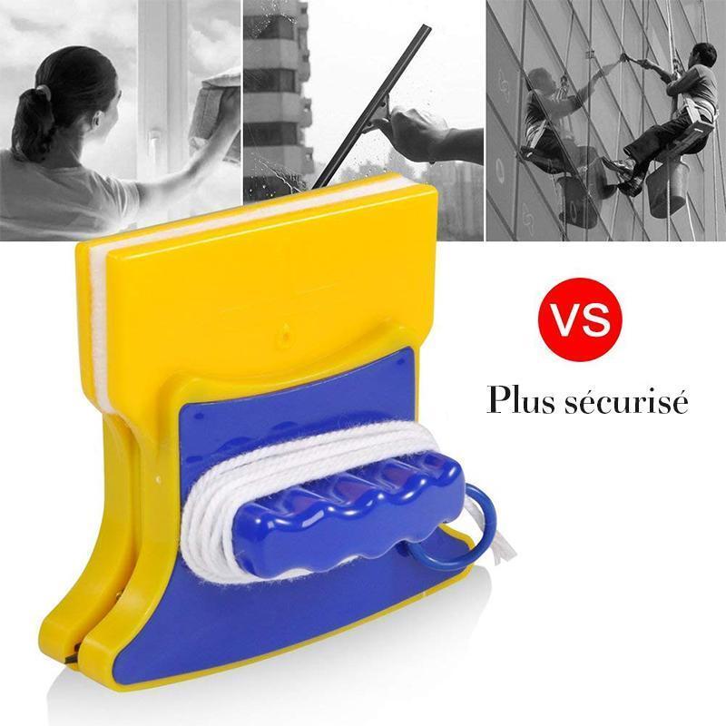 Outil de Nettoyage de Vitres Magnétique Double Face