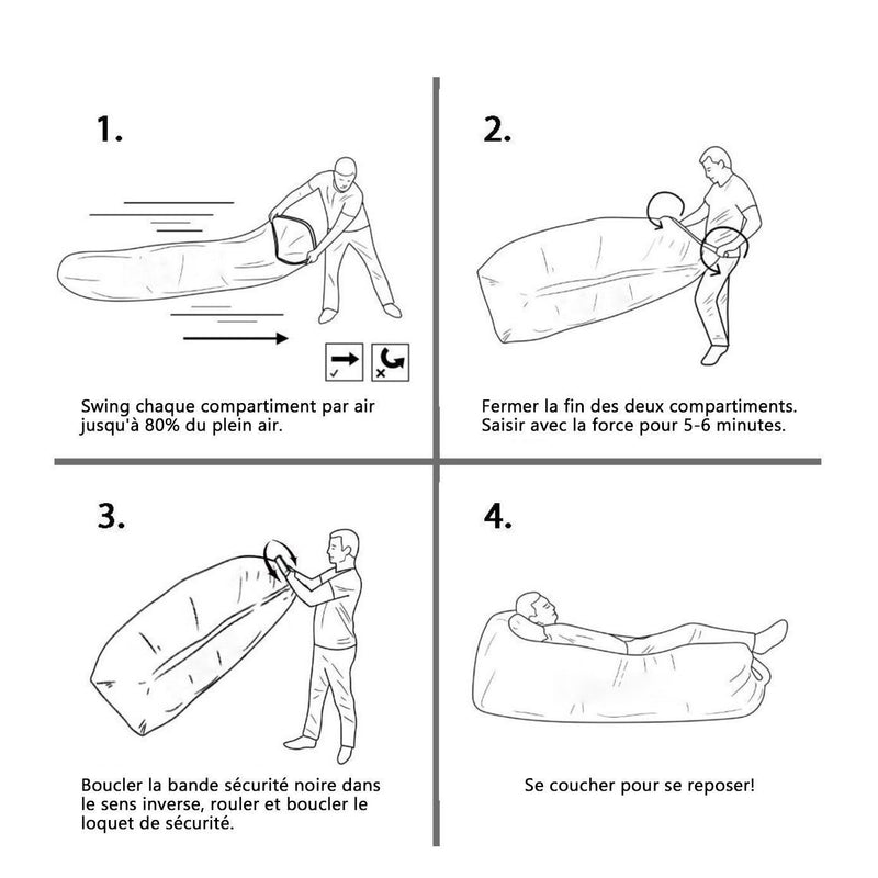 Idéal Canapé Gonflable, Etanche et Portable - ciaovie
