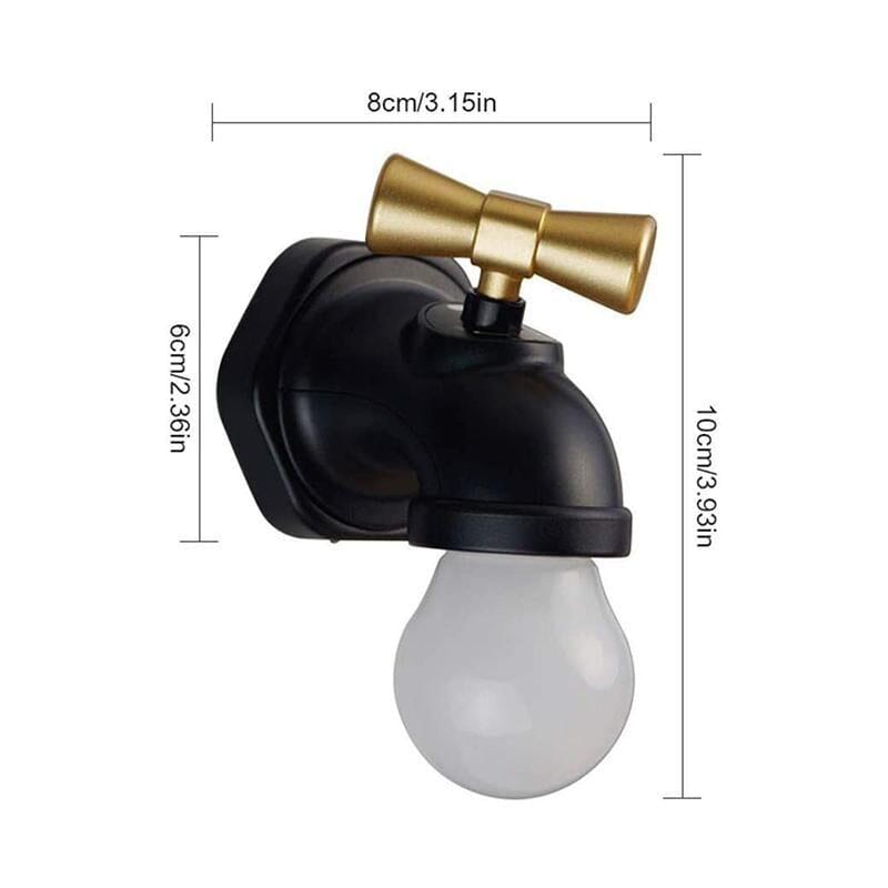 Veilleuse de robinet à induction à DEL