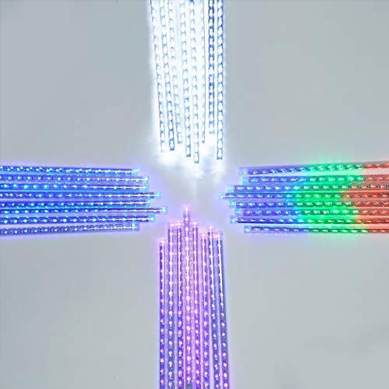 Lumières LED chute de neige