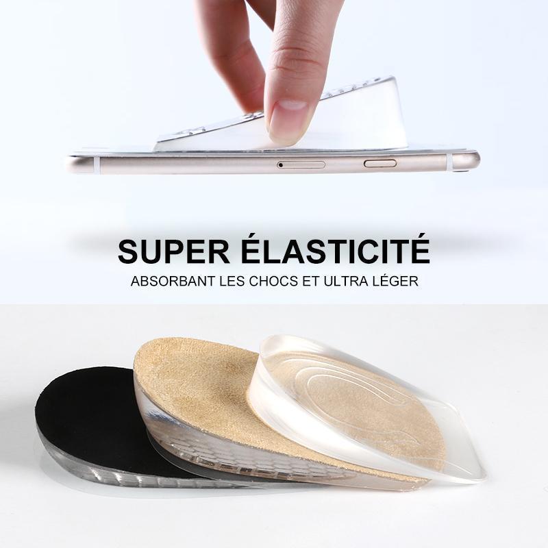 Semelle Intérieure en Silicone de Rehaussement