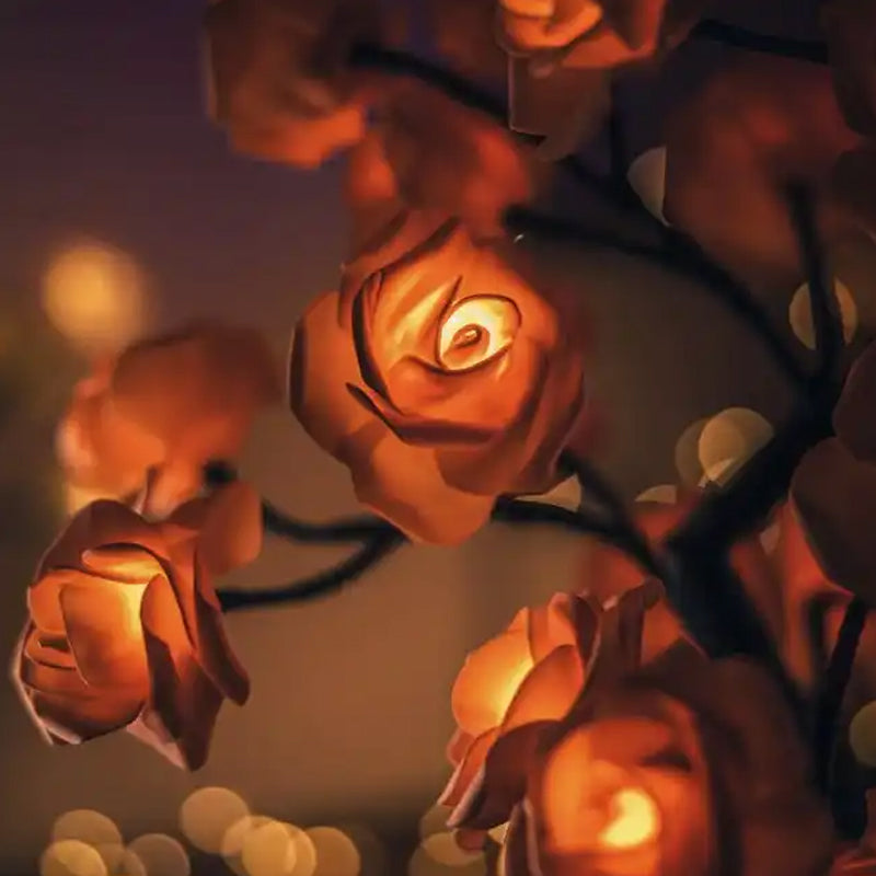 Lampe de Table Fleur de Rose Arbre