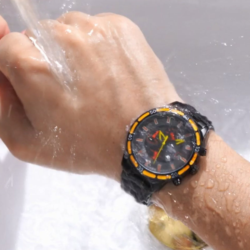 Montre à quartz multifonction pour homme