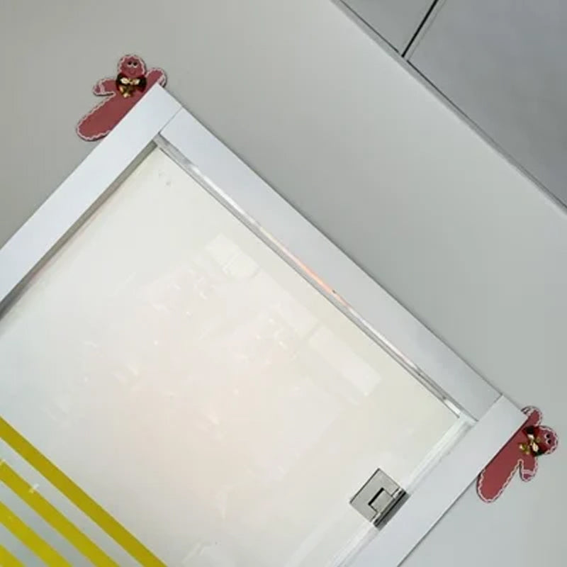 Décoration de cadre de porte bonhomme en pain d'épices