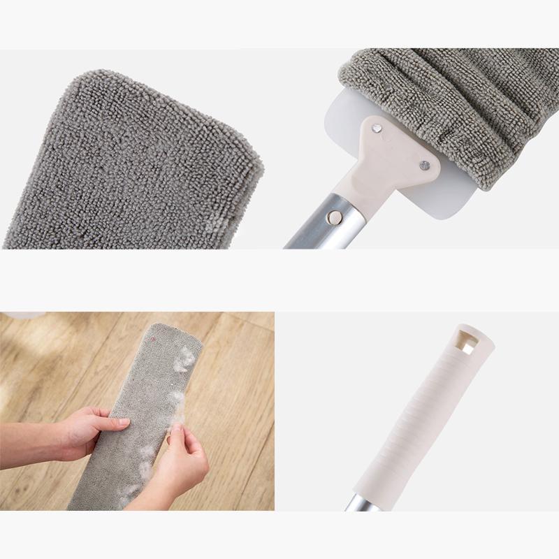 Écart de poussière brosse à long manche