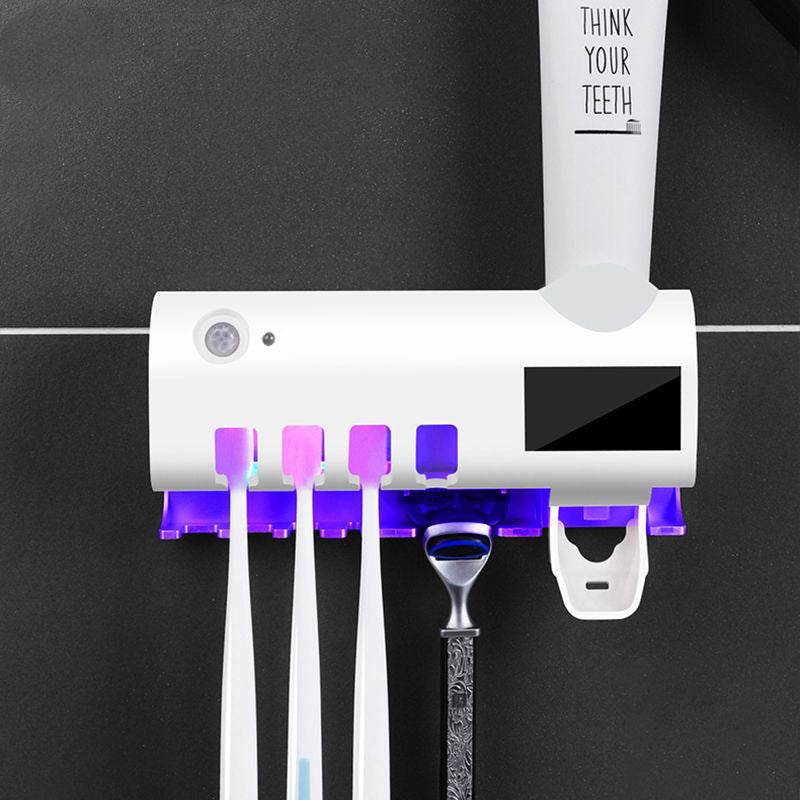 Support de brosse à dents intelligent avec stérilisation UV