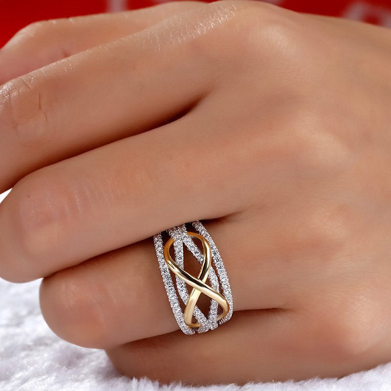 Bague mère et fille pour toujours liées ensemble