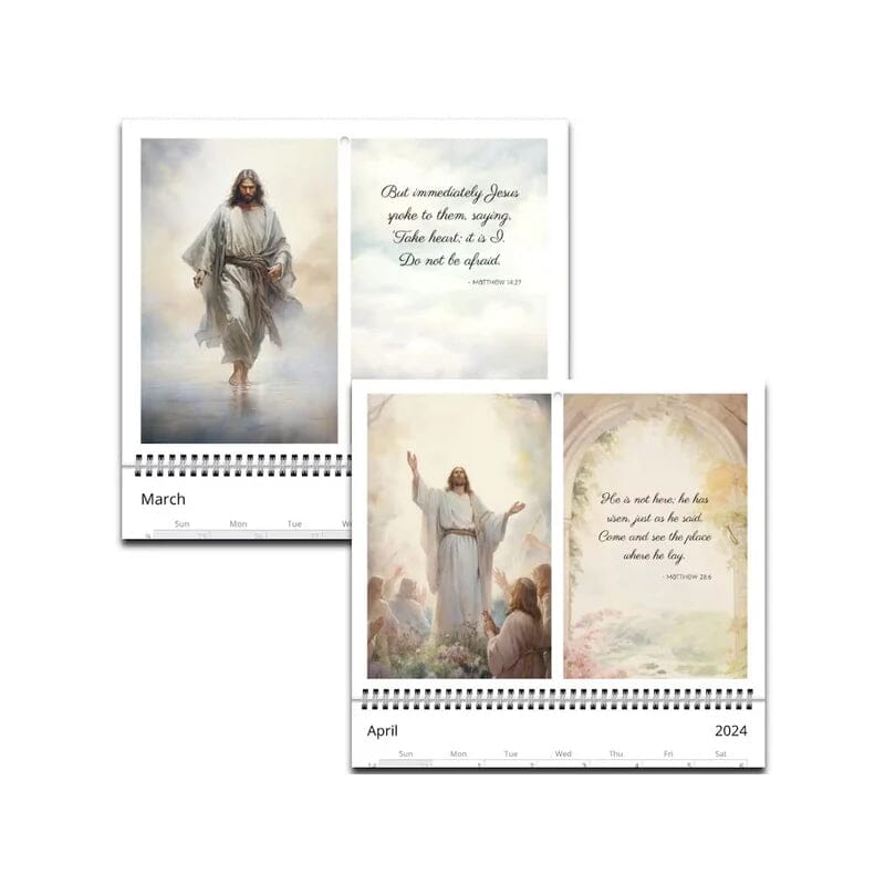 Calendrier Jésus 2024