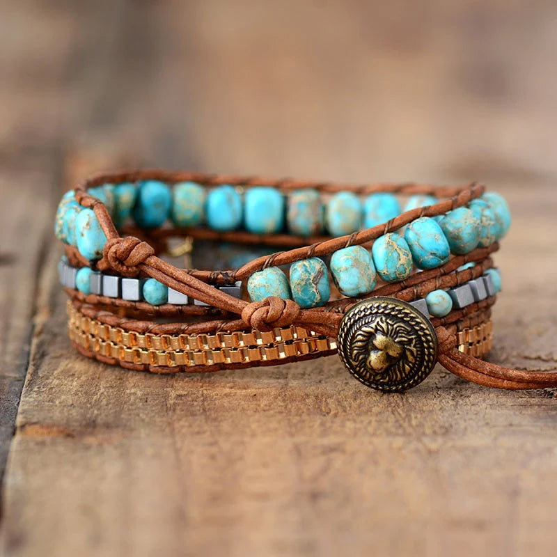 Bracelet enveloppant de guérison