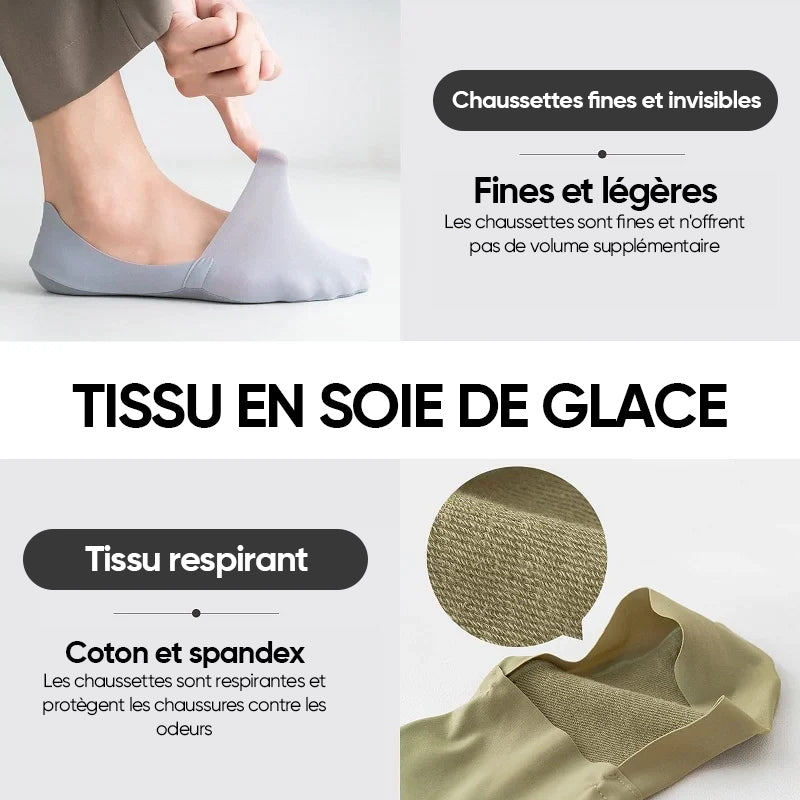 Chaussettes Invisibles et Antidérapantes