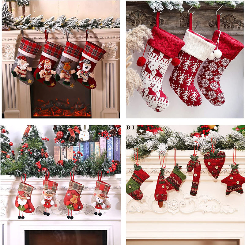 Handgemaakte kerstkous sjabloonset
