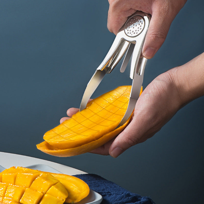 Séparateur d'épluchage de mangue en acier inoxydable