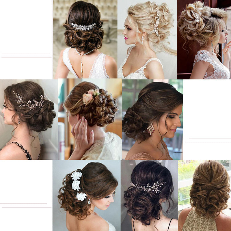 Extension courte de chignon de cheveux bouclés désordonnés