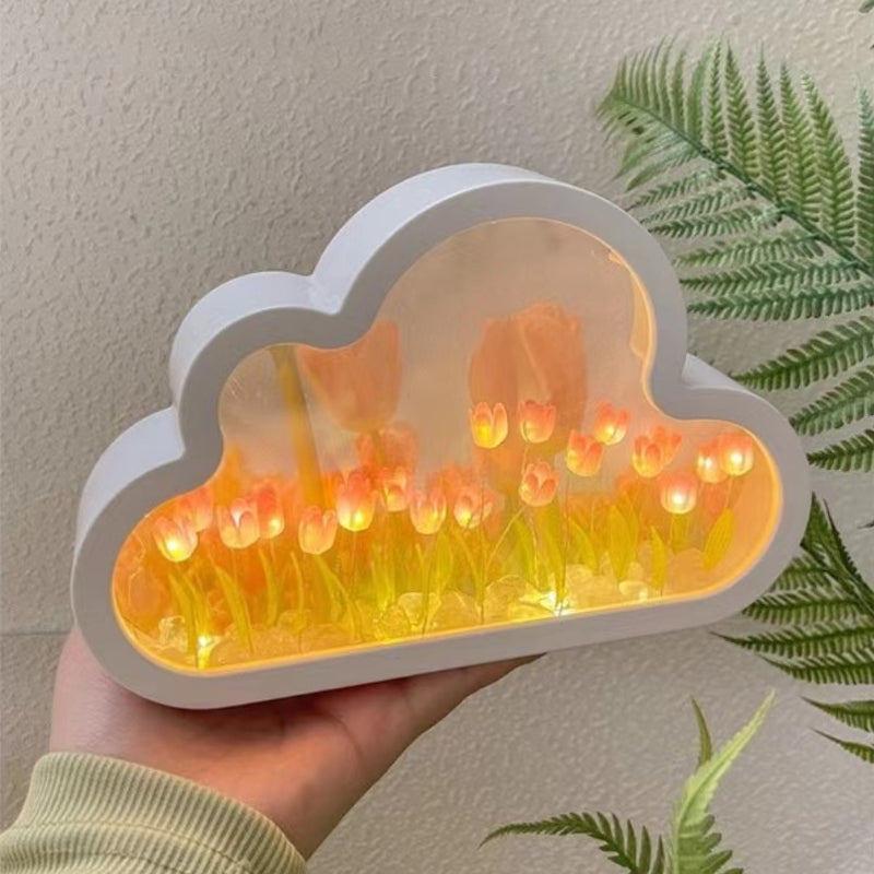 Kit de Bricolage pour Miroir et Veilleuse de Tulipe